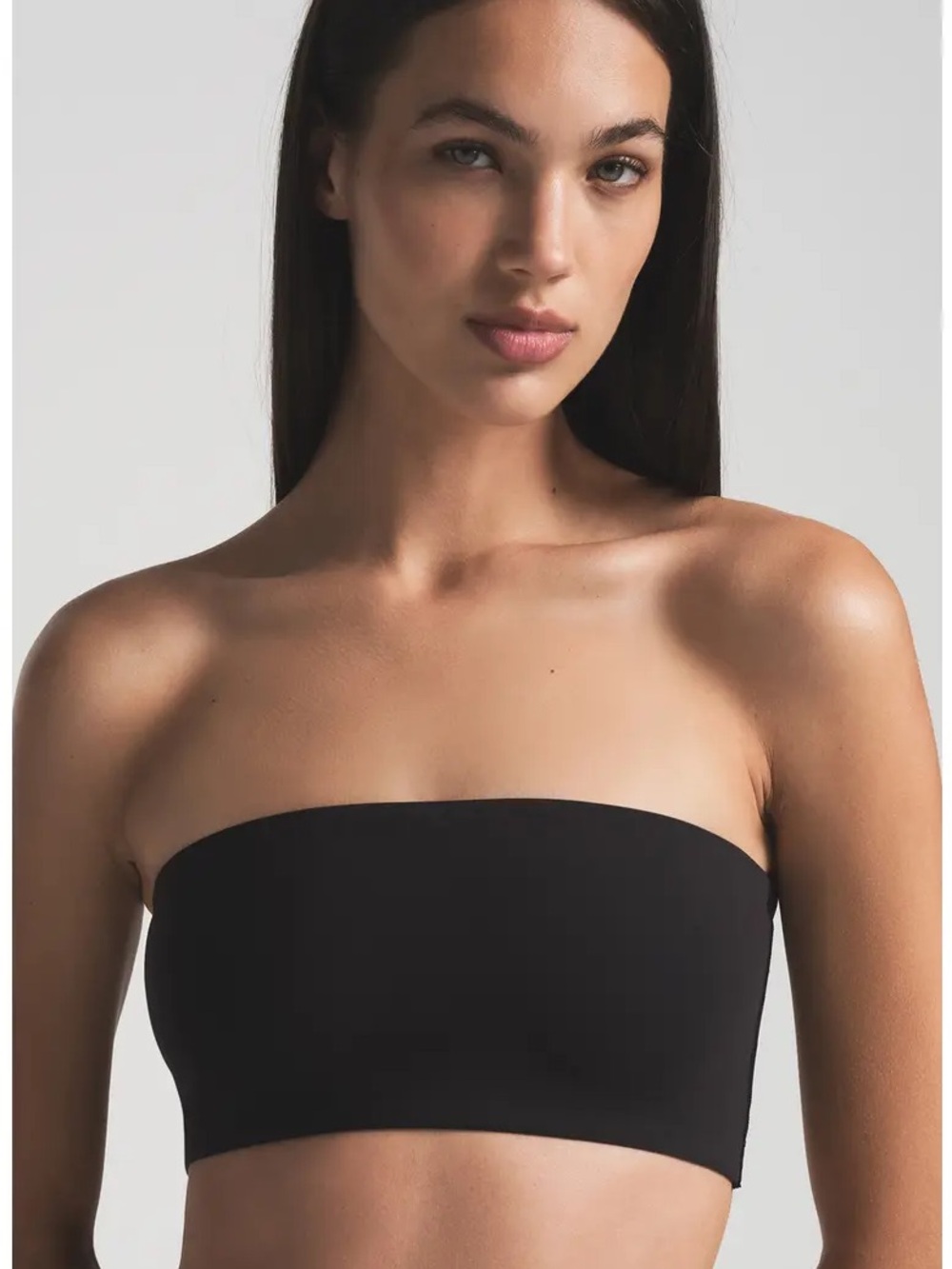 Skims Seamless Strapless fits everyone Bandeau Bra - Black XS